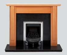 The Shaker solid beech fire surround