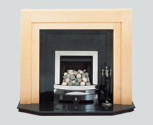 The Alexandria solid maple fire surround