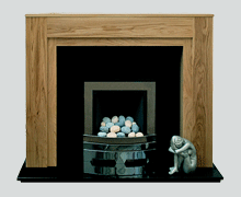 The Boxter solid oak fire surround