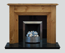 Twyford pine fireplace surround