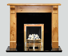 Bedford pine freplace surround
