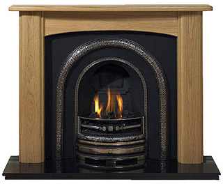 Shaped oak fire surround Newark Oak fire surround