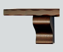 View Jacobean oak mantel shelf Oak Mantel Shelf Jacobean oak
