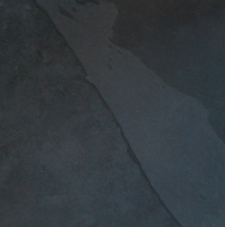 Black Slate hearth and back panel Black riven slate sample